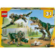 LEGO® Creator 3 v 1 modely: T-Rex, Triceratops a Pterodaktyl v akcii – dokonalá stavebnica pre milovníkov dinosaurov.