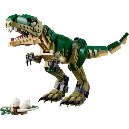 LEGO® Creator 3 v 1 modely: T-Rex, Triceratops a Pterodaktyl v akcii – dokonalá stavebnica pre milovníkov dinosaurov.