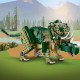 LEGO® Creator 3 v 1 modely: T-Rex, Triceratops a Pterodaktyl v akcii – dokonalá stavebnica pre milovníkov dinosaurov.