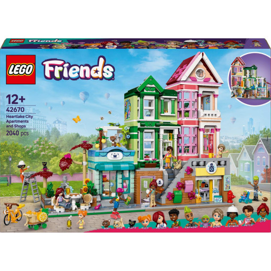 LEGO Friends Apartmány a obchody v mestečku Heartlake