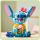 LEGO® Disney Stitch na hranie a vystavenie s pohyblivými ušami, otáčajúcou sa hlavou, zostaviteľným zmrzlinovým kornútkom a kvetinou. Ideálny darček pre fanúšikov rozprávky Lilo a Stitch.