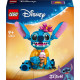 LEGO® Disney Stitch na hranie a vystavenie s pohyblivými ušami, otáčajúcou sa hlavou, zostaviteľným zmrzlinovým kornútkom a kvetinou. Ideálny darček pre fanúšikov rozprávky Lilo a Stitch.