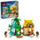 LEGO® Disney Vaiana – Stavebnica ostrova s loďkou, postavičkami Vaiany, Simey a Puy pre dobrodružné hranie.