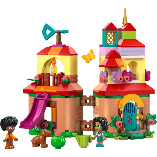 Stavebnica LEGO® Disney Encanto – domček Madrigalových s postavičkami Mirabel, Antoniom a kapybarou pre nekonečnú zábavu detí.