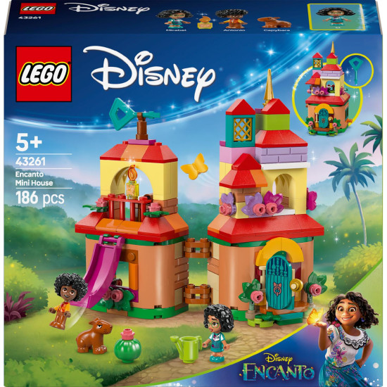 Stavebnica LEGO® Disney Encanto – domček Madrigalových s postavičkami Mirabel, Antoniom a kapybarou pre nekonečnú zábavu detí.