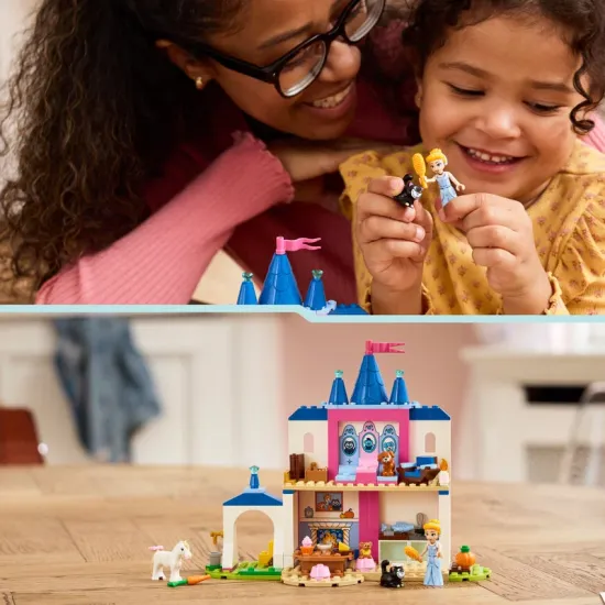 LEGO Disney 43283 Popoluškin zámok so zvieratkami
