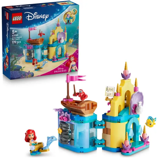 LEGO Disney 43285 Ariel a jej kúzelný miniatúrny palác