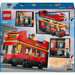 LEGO City Červený dvojposchodový vyhliadkový autobus