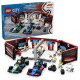 LEGO CITY Garáž F1® s pretekárskymi autami Mercedes-AMG a Alpine pripravenými na štart.