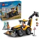 LEGO CITY 60480 Žltý nakladač s rýpadlom