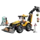 LEGO CITY 60480 Žltý nakladač s rýpadlom