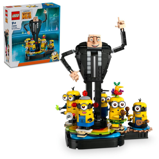 LEGO Mimoni, film Ja, zloduch 4, stavebnica s Mimoňmi, figúrky Mimoňov, Gru a Mimoni, LEGO tanec a zábava