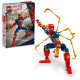 LEGO Iron Spider-Man s robotickými pažami, Pohyblivá figúrka Iron Spider-Mana, LEGO Iron Spider-Man akčné pózy, Iron Spider-Man s moderným brnením