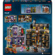 LEGO Harry Potter Šikmá ulička, Ollivanderov obchod LEGO, Madame Malkinová LEGO, Harry Potter LEGO minifigúrky, LEGO kúzla a čary, nákupná Šikmá ulička LEGO