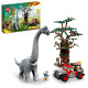 LEGO Jurassic World Objavenie brachiosaura: Polohovateľný brachiosaurus, Jeep a minifigúrky zo sveta Jurského parku.