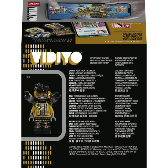 Tvorte hudobné zážitky s LEGO VIDIYO HipHop Pirate BeatBox. Prenosná hračka pre zábavu na cestách.