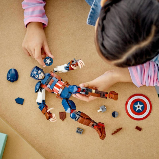 LEGO Marvel Zostaviteľná figúrka: Captain America