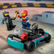 Zahraj si napínavú súťaž s týmito motokárami a ich pretekármi s LEGO City Motokáry a pretekári.
