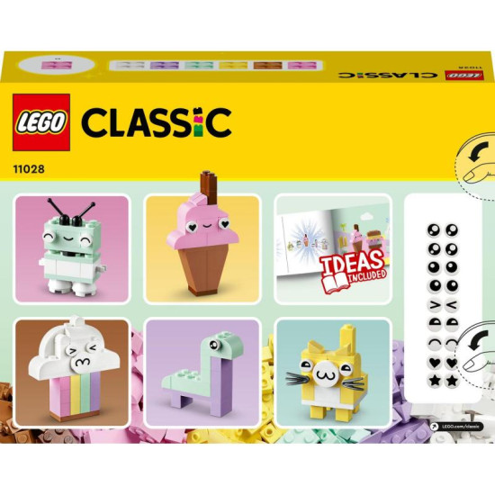 LEGO Classic Pastelová kreatívna zábava