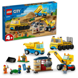 LEGO City Stavebná dodávka a demolačný žeriav
