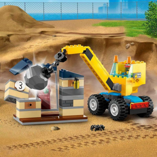 Deti sa môžu stať každodennými stavbármi s touto stavebnicou LEGO City Stavebná dodávka a demolačný žeriav.