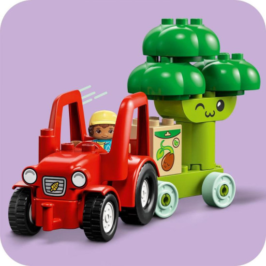 LEGO® DUPLO® Môj prvý traktor so zeleninou a ovocím (10982).