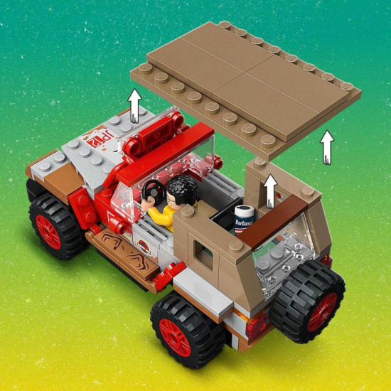 LEGO Jurassic World Útok dilophosaura je perfektný darček pre milovníkov dinosaurov.