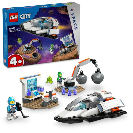 Deti sa môžu stať každodennými astronautmi s touto stavebnicou LEGO City Vesmírna loď a objav asteroidu.