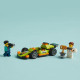 Zelené pretekárske auto pripravené zakaždým zvíťaziť! LEGO City Zelené pretekárske auto.