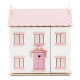 Luxusný trojposchodový ručne maľovaný domček pre bábiky.