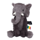 Sivá plyšová hračka slon Déglingos