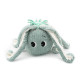 Zelená plyšová hračka Chobotnica Mamička a bábätko Déglingos