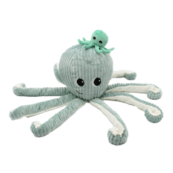 Plyšová chobotnica Mamička a bábätko Mint
