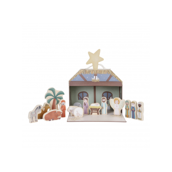 Krásny betlehem s postavami z tradičného vianočného príbehu poteší vás aj vaše deti každé Vianoce.