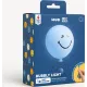 Detské nočné svetlo MOB Bubbly Light Smiley World modrá