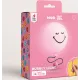 Detské nočné svetlo MOB Bubbly Light Smiley World ružová
