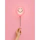 Detské nočné svetlo MOB Bubbly Light Smiley World ružová