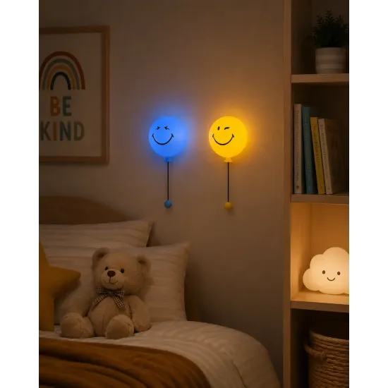 Detské nočné svetlo MOB Bubbly Light Smiley World žltá Detské nočné svetlo MOB Bubbly Light Smiley World žltá