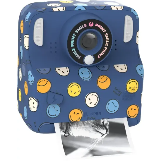 Detský fotoaparát MOB Pixismiley Printing Camera modrá