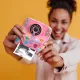 Detský fotoaparát MOB Pixismiley Printing Camera ružová