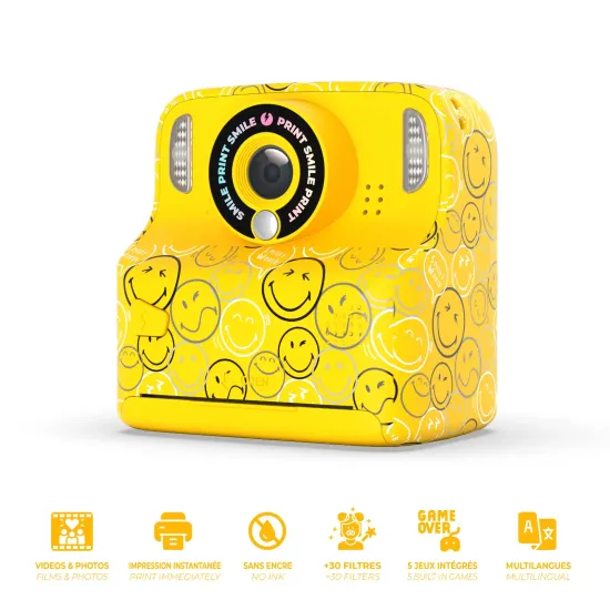 Detský fotoaparát MOB Pixismiley Printing Camera žltá