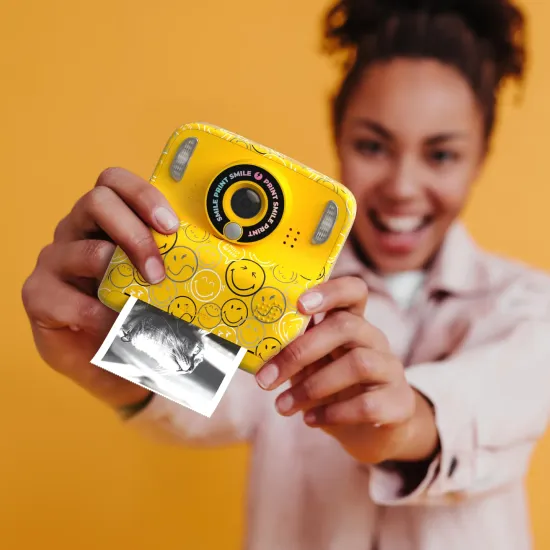 Detský fotoaparát MOB Pixismiley Printing Camera žltá