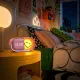 Detský budík a nočné svetlo MOB Dreamy Clock Smiley ružová