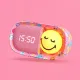 Detský budík a nočné svetlo MOB Dreamy Clock Smiley ružová