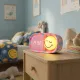Detský budík a nočné svetlo MOB Dreamy Clock Smiley ružová