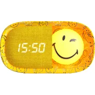Detský budík a nočné svetlo Dreamy Clock Smiley žltá