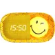 Detský budík a nočné svetlo MOB Dreamy Clock Smiley žltá