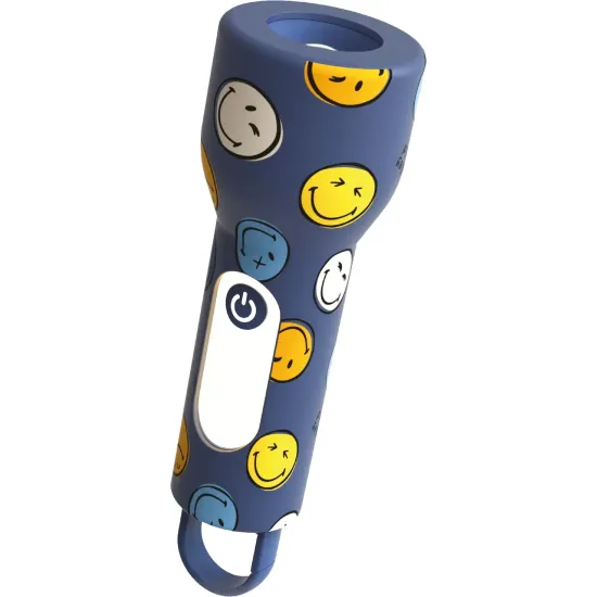 Detské svietidlo MOB Glowy Smiley Flashlight modrá