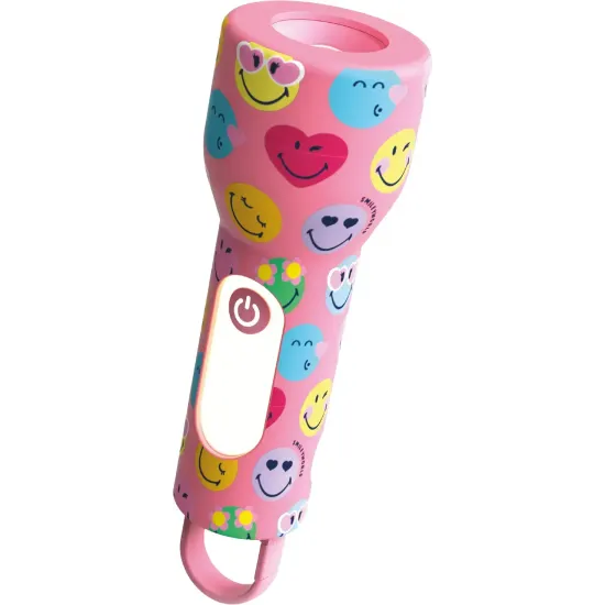 Detské svietidlo MOB Glowy Smiley Flashlight ružová