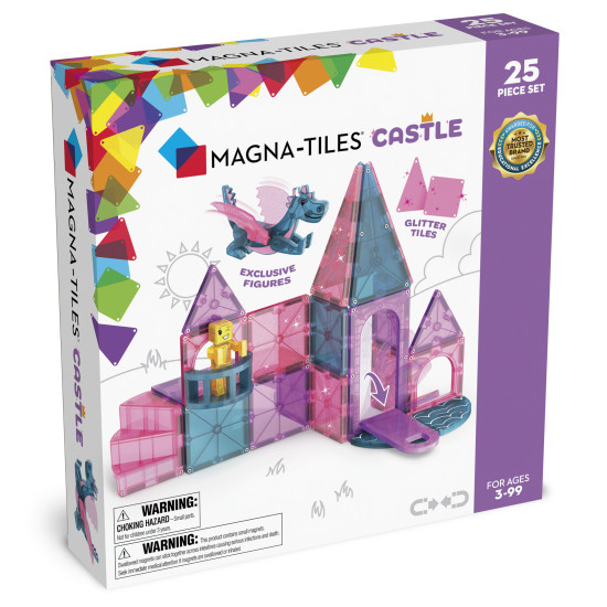 Magnetická stavebnica Magna-Tiles pre malé princezné.